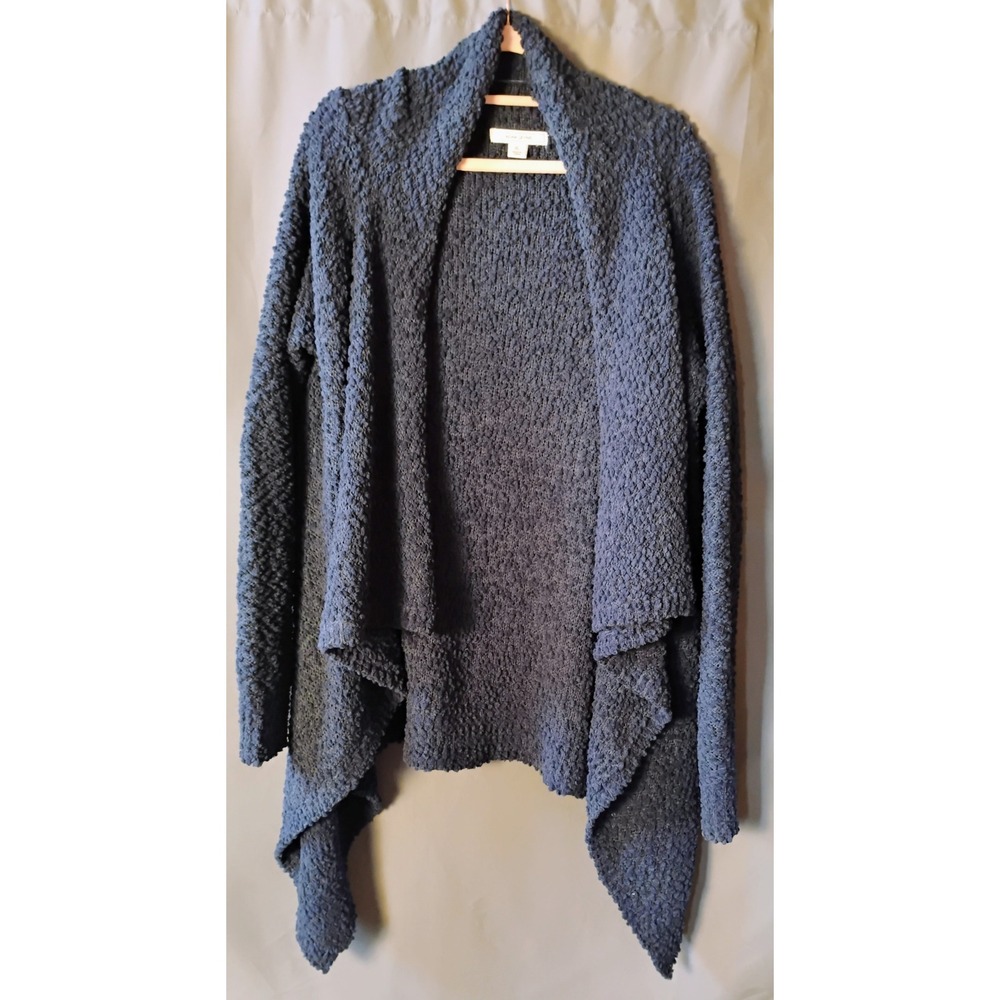 Adam Levine XL Blue Popcorn Knit Open Front Cardigan Sweater